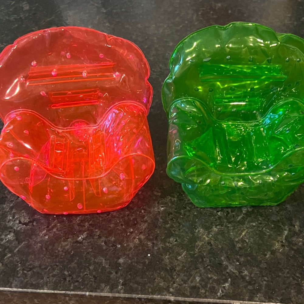 Vintage inflatable Barbie chairs